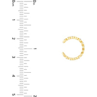 Olas d'Oro - 14K Yellow Gold Diamond Earring Cuffs with 0.21 Carat Total Diamond Weight