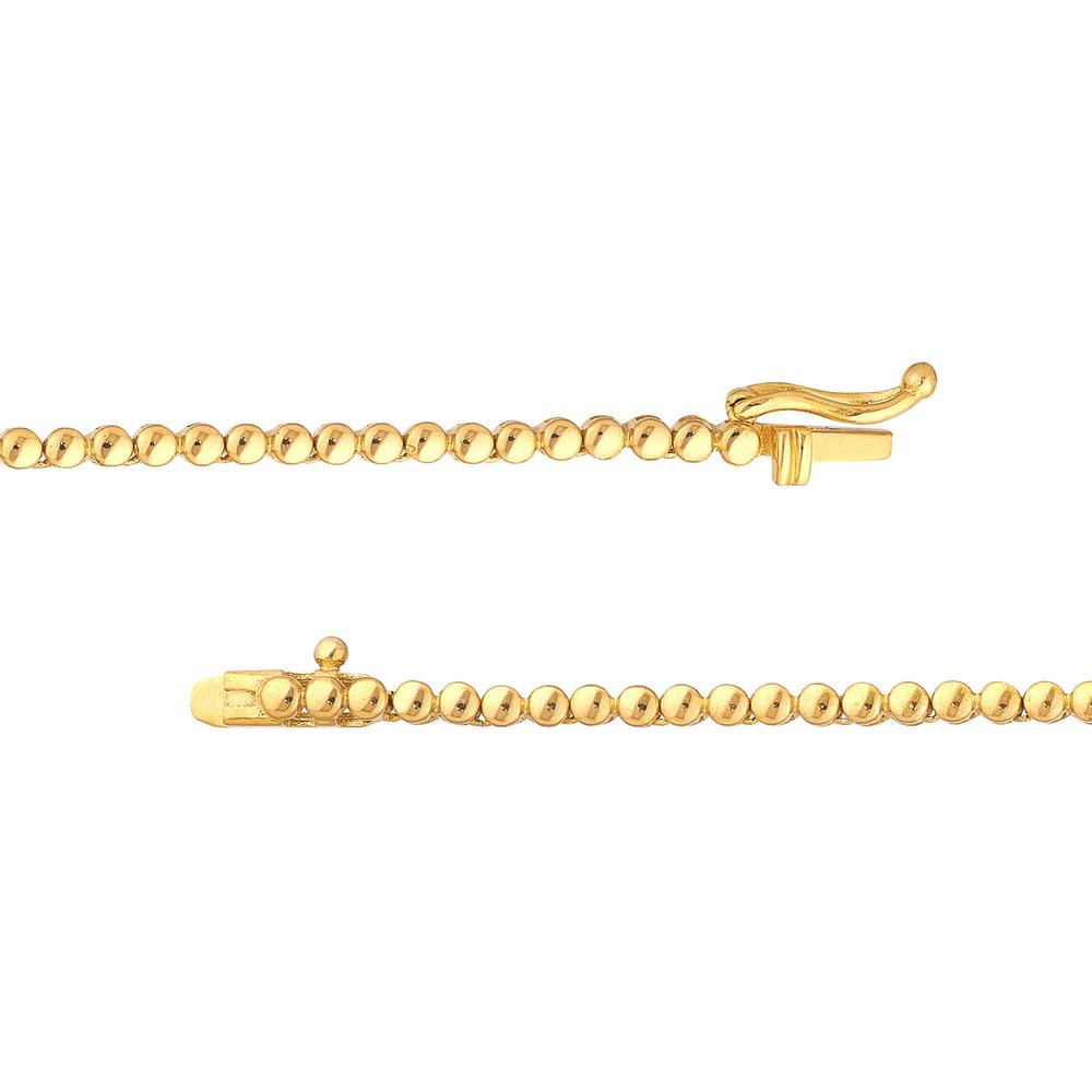 Olas d'Oro - 14K Yellow Gold Diamond Half Tennis Necklace - 2.37 Carat Total Diamond Weight