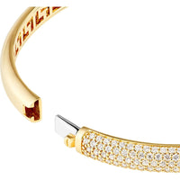 Olas d'Oro - 14K Yellow Gold Diamond Pave Bangle with 2-7/8 Carat Total Diamond Weight