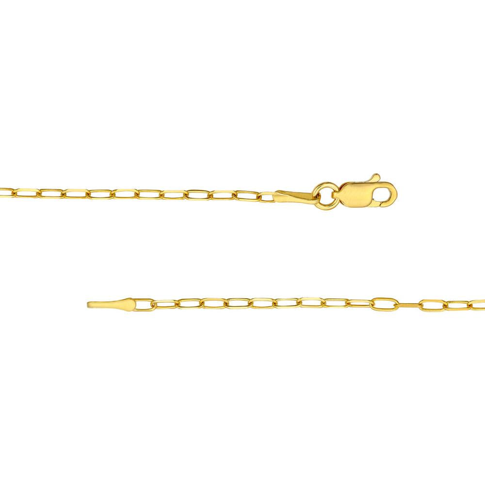 Olas d'Oro - 14K Yellow Gold Diamond Radiant Heart Pendant Necklace - 0.06 Carat Diamond Total Weight