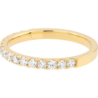 Olas d'Oro - 14K Yellow Gold Diamond Stackable Band with 1/2 Carat Total Diamond Weight