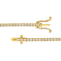 Olas d'Oro - 14K Yellow Gold Diamond Tennis Bracelet with 1-1/3 Carat Total Carat Weight