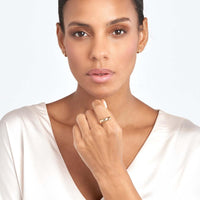 Olas d'Oro - 14K Yellow Gold Domed Puff Ring - Size 7 - 3.56 Grams