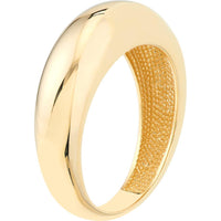 Olas d'Oro - 14K Yellow Gold Domed Puff Ring - Size 7 - 3.56 Grams