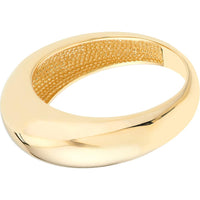 Olas d'Oro - 14K Yellow Gold Domed Puff Ring - Size 7 - 3.56 Grams