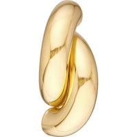 Olas d'Oro - 14K Yellow Gold Double Half Circle Earrings - 4.65 Grams