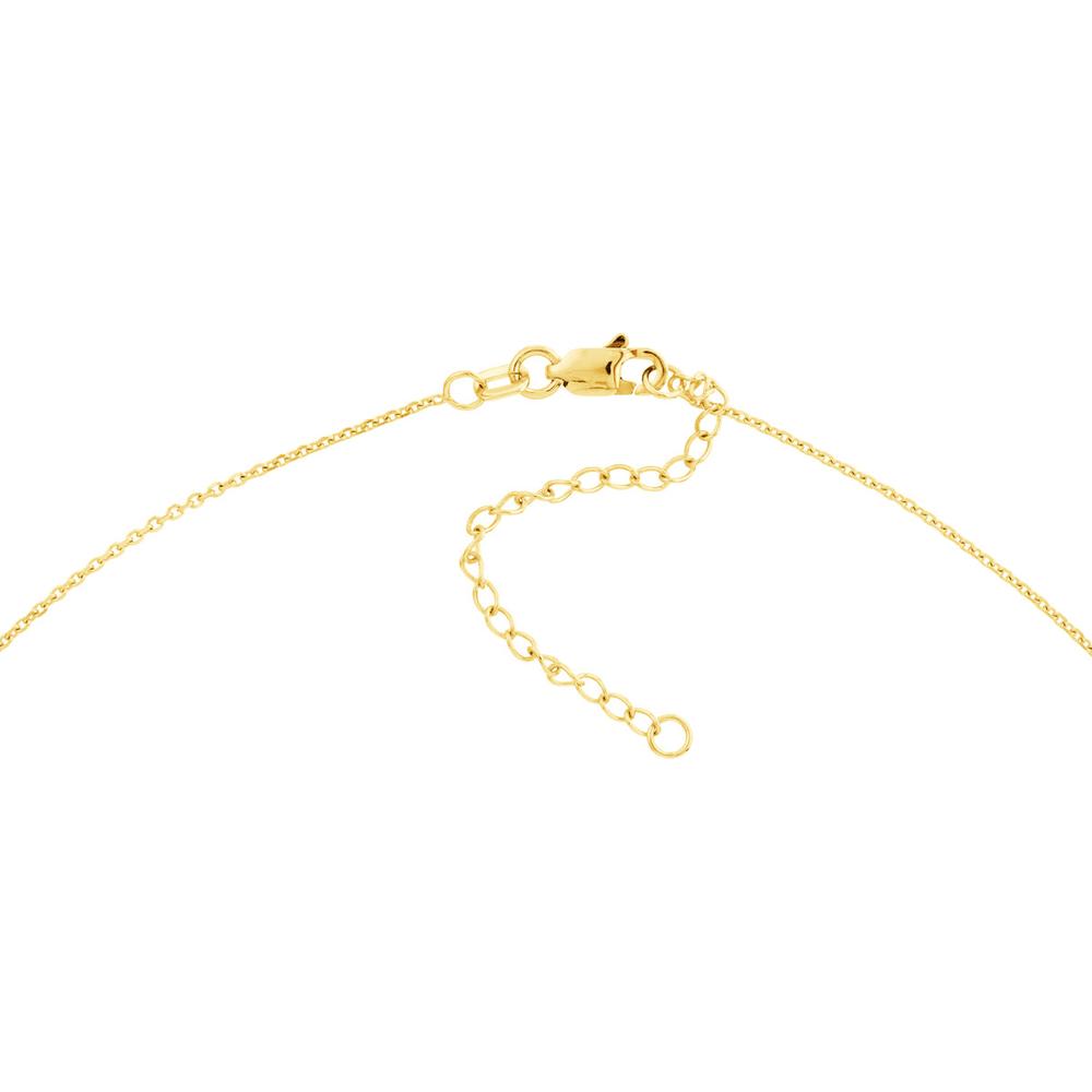 Olas d'Oro - 14K Yellow Gold Double Mini Bar Lariat Necklace 2.68 Grams
