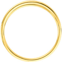 Olas d'Oro - 14K Yellow Gold Double Row Wire Ring - Size 7