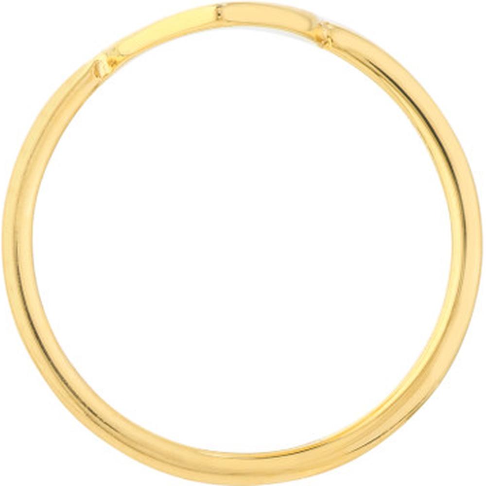 Olas d'Oro - 14K Yellow Gold Engravable Heart Ring - Size 8