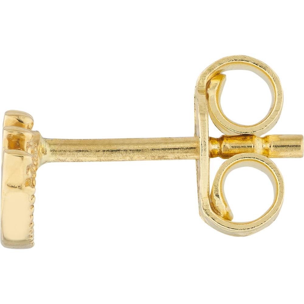 Olas d'Oro - 14K Yellow Gold Evil Eye Diamond Stud Earrings with 3pt Total Diamond Weight