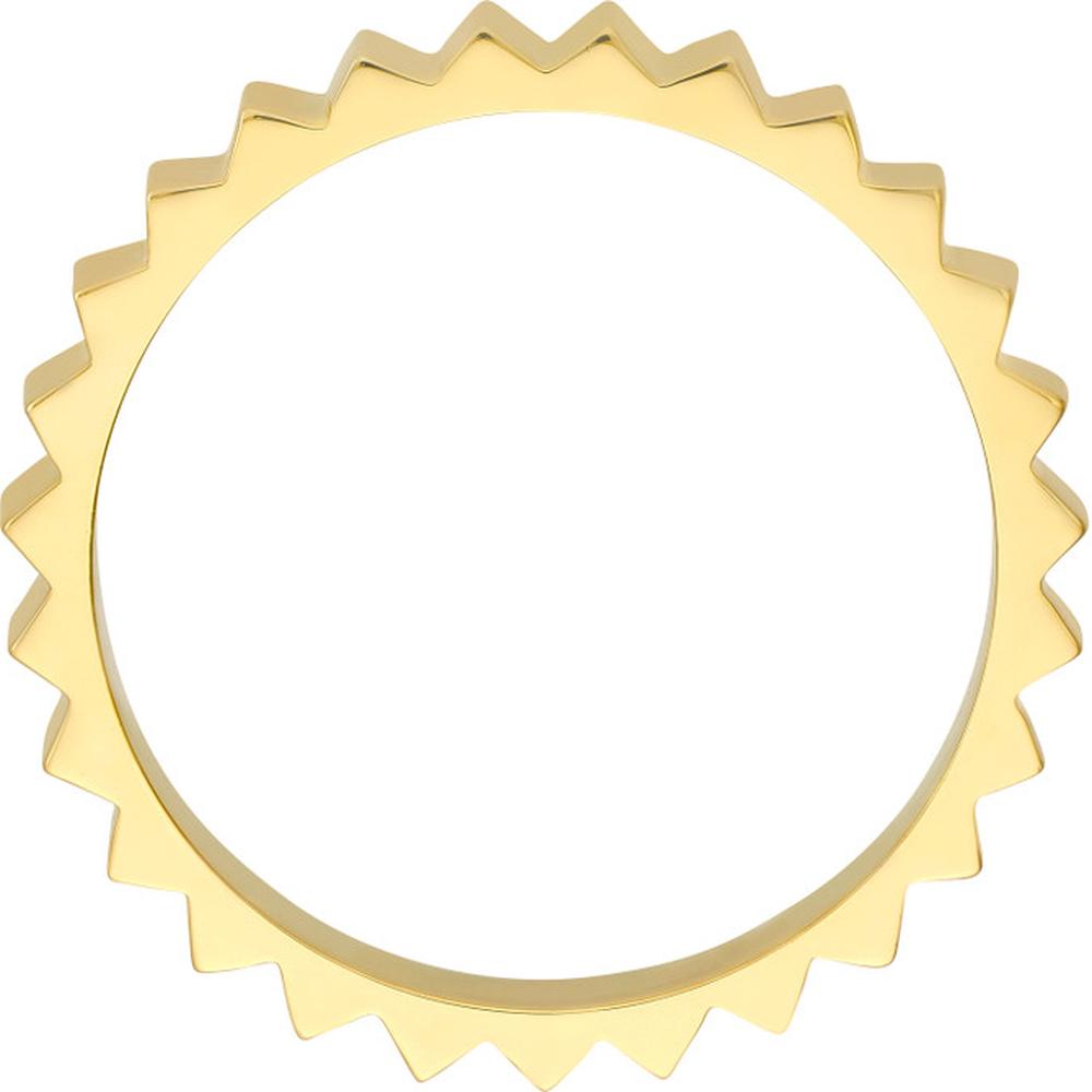 Olas d'Oro - 14K Yellow Gold Fluted Band Ring - Size 8