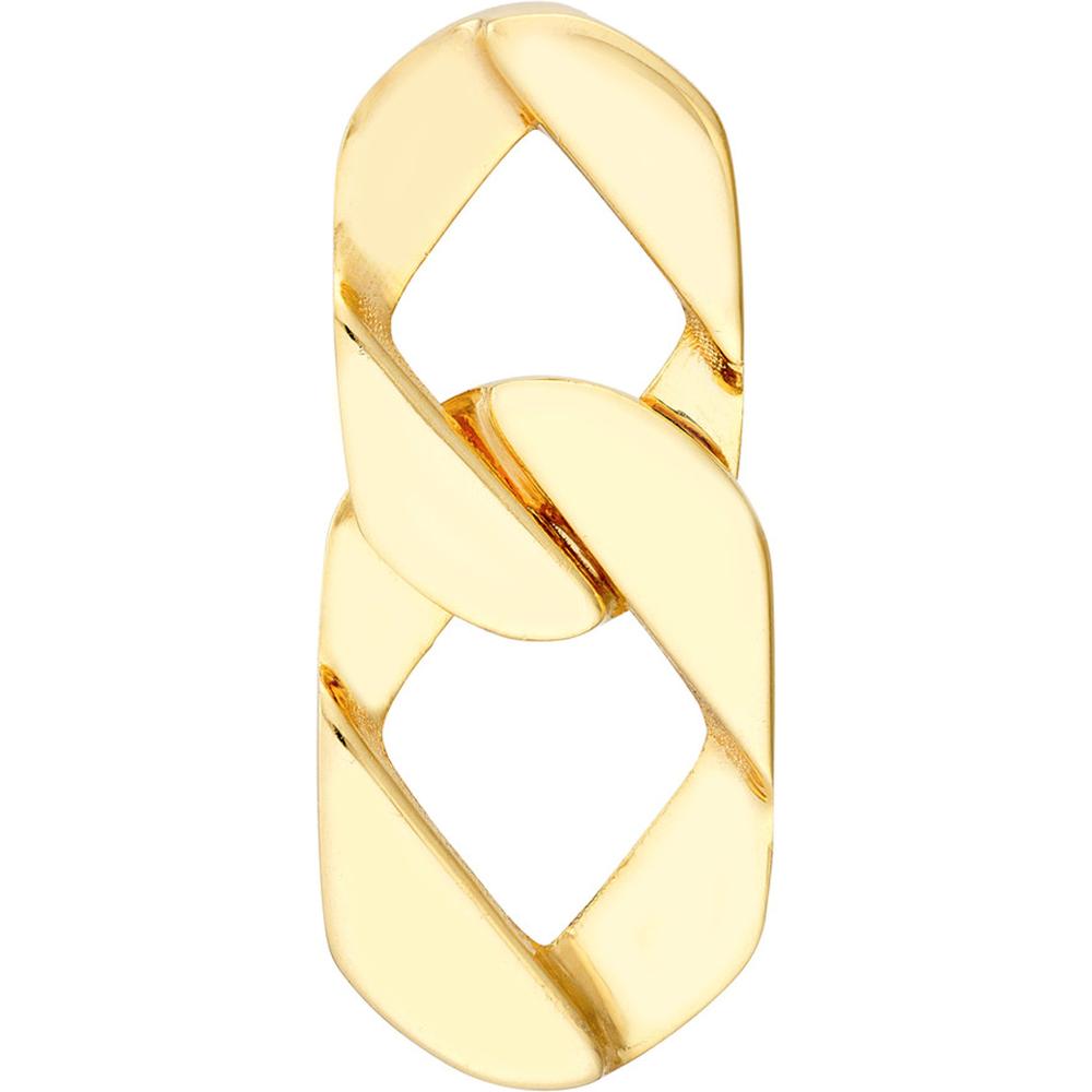 Olas d'Oro - 14K Yellow Gold Graduated Chain Link Earrings - 3.10g Total Weight