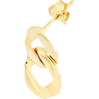 Olas d'Oro - 14K Yellow Gold Graduated Chain Link Earrings - 3.10g Total Weight