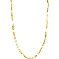 Olas d'Oro - 14K Yellow Gold Handmade Textured Oval Rolo Necklace