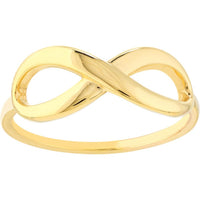Olas d'Oro - 14K Yellow Gold Infinity Ring - Size 6 - 1.95g