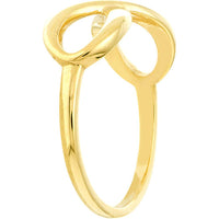 Olas d'Oro - 14K Yellow Gold Infinity Ring - Size 6 - 1.95g