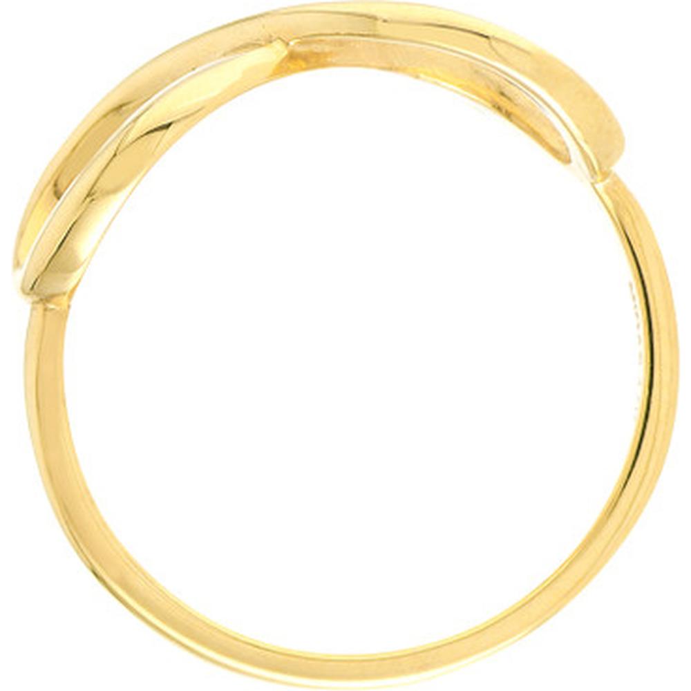 Olas d'Oro - 14K Yellow Gold Infinity Ring  Timeless Band  Size 7