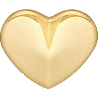 Olas d'Oro - 14K Yellow Gold Large Puffy Heart Earrings - 3.7g Total Weight
