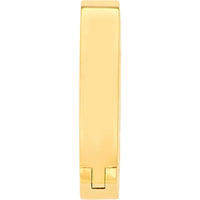 Olas d'Oro - 14K Yellow Gold Large Square Hoop Earrings - 2.77g