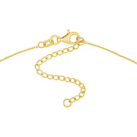 Olas d'Oro - 14K Yellow Gold Linked Circle Necklace with 0.24 Carat Diamonds