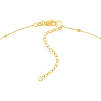 Olas d'Oro - 14K Yellow Gold Love Knot Pendant Necklace with Adjustable 2" Extender