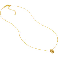 Olas d'Oro - 14K Yellow Gold Love Knot Pendant Necklace with Adjustable Cable Chain and Lobster Lock Closure