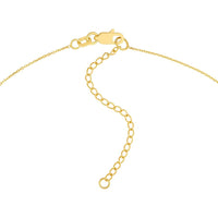 Olas d'Oro - 14K Yellow Gold Love Knot Pendant Necklace with Adjustable Cable Chain and Lobster Lock Closure