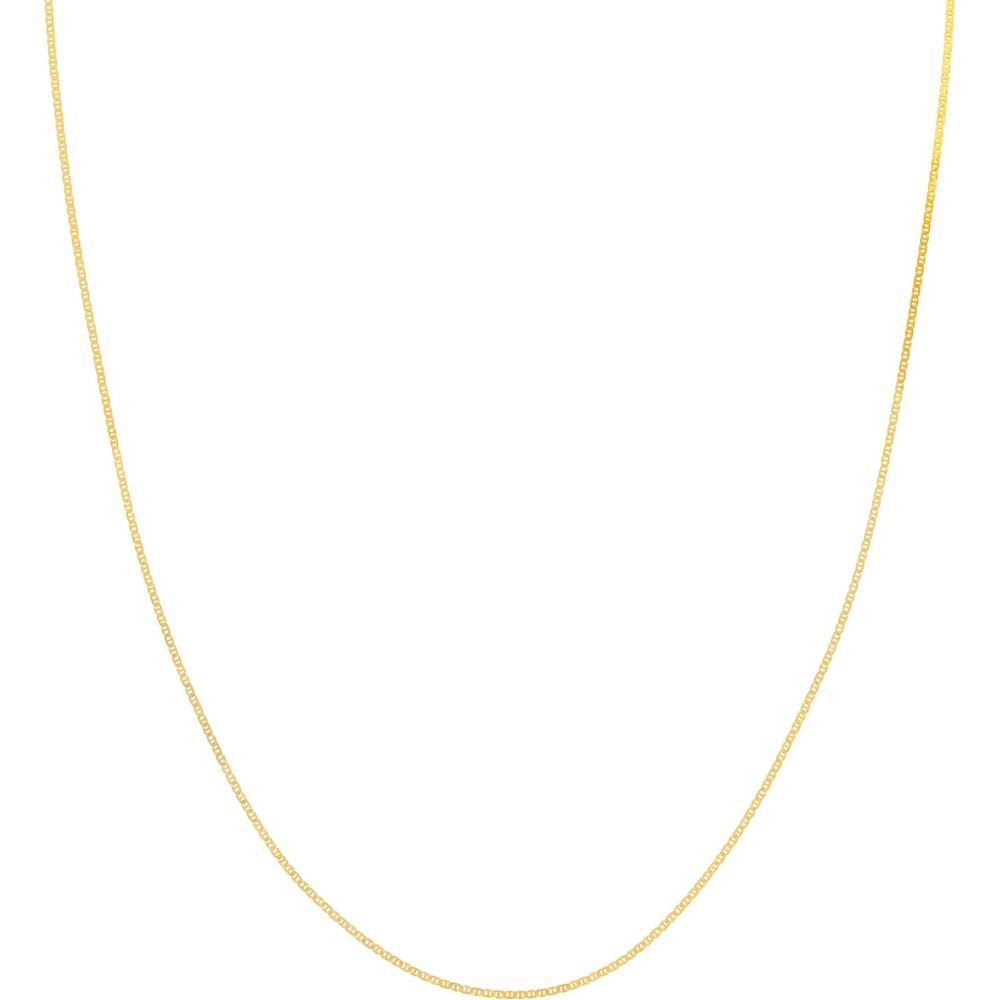 Olas d'Oro - 14K Yellow Gold Mariner Chain Necklace - 22 Inches - 1.1mm Width