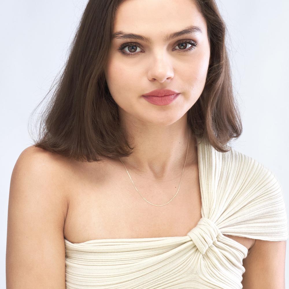 Olas d'Oro - 14K Yellow Gold Mariner Chain Necklace - 22 Inches - 1.1mm Width