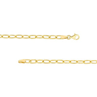 Olas d'Oro - 14K Yellow Gold Mariner Link Bracelet with 1/5tcw Diamonds and Forzentina Chain