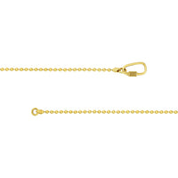 Olas d'Oro - 14K Yellow Gold Men's Oval Twist Barrel Lock Bead Bracelet - 9.40g