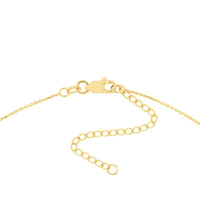 Olas d'Oro - 14K Yellow Gold Mini Bar Layered Duo Adjustable Necklace - 3.45g