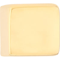 Olas d'Oro - 14K Yellow Gold Mini Cube Stud Earrings - 1.45g Total Weight
