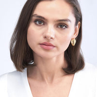 Olas d'Oro - 14K Yellow Gold Multi Tube Knot Hoop Earrings - 4.00g Total Weight