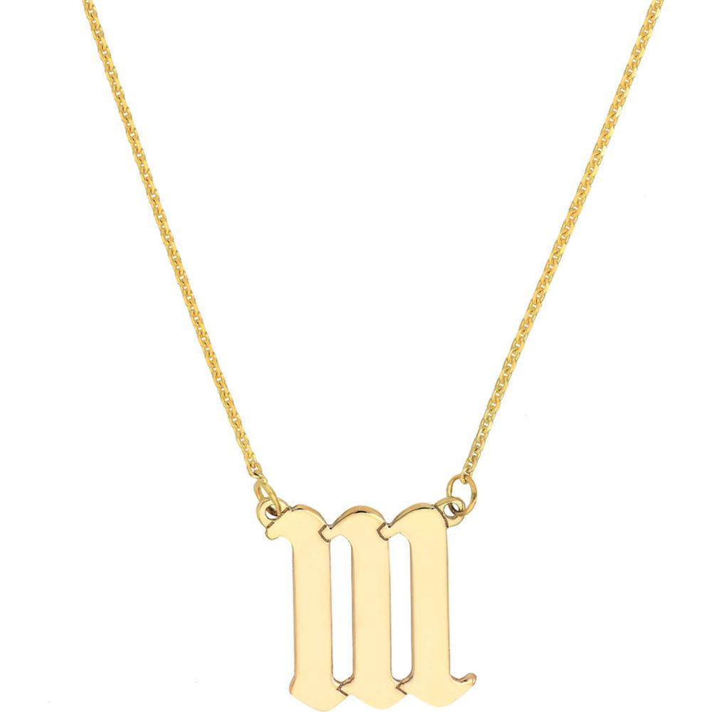 Olas d'Oro - 14K Yellow Gold Numerology Angelical Number 111 Intuition Pendant Necklace - Adjustable 16-18 Inches