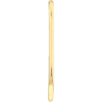 Olas d'Oro - 14K Yellow Gold Open Paper Clip Hoop Earrings - 1.25g Total Weight