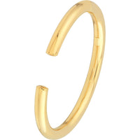 Olas d'Oro - 14K Yellow Gold Open Polished 5mm Bangle with Hinge Closure - 10g