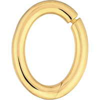 Olas d'Oro - 14K Yellow Gold Oval Snap Lock Clasp - 1.81g Weight