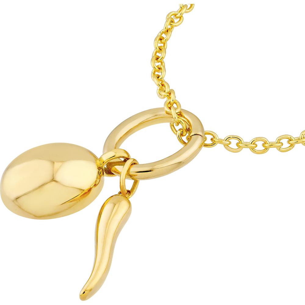 Olas d'Oro - 14K Yellow Gold Oval Snap Lock Clasp - 1.81g Weight