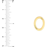 Olas d'Oro - 14K Yellow Gold Oval Snap Lock Clasp - 1.81g Weight