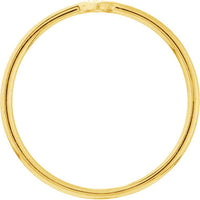 Olas d'Oro - 14K Yellow Gold Pear-Shaped Diamond Bezel Ring - 1/20 Carat Total Diamond Weight