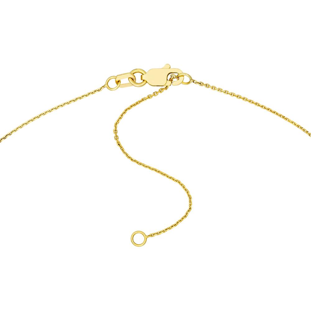 Olas d'Oro - 14K Yellow Gold Personalized Block Initials Station Necklace