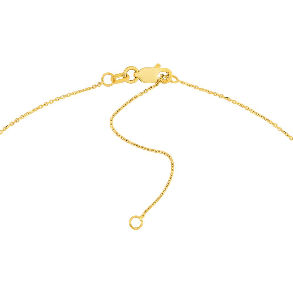 Olas d'Oro - 14K Yellow Gold Personalized Varsity Numerals Pendant - Year 2024