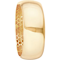 Olas d'Oro - 14K Yellow Gold Polished 25mm Round Hoop Earrings