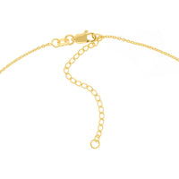 Olas d'Oro - 14K Yellow Gold Polished Bombe Circle Pendant Necklace  4.78g