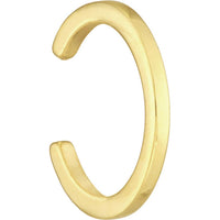 Olas d'Oro - 14K Yellow Gold Polished Cuff Earrings - 1.10g Total Weight