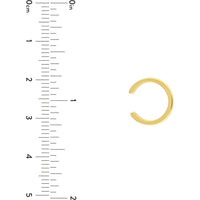 Olas d'Oro - 14K Yellow Gold Polished Cuff Earrings - 1.10g Total Weight
