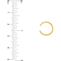 Olas d'Oro - 14K Yellow Gold Polished Flat Ear Cuffs - Modern Minimalist Design