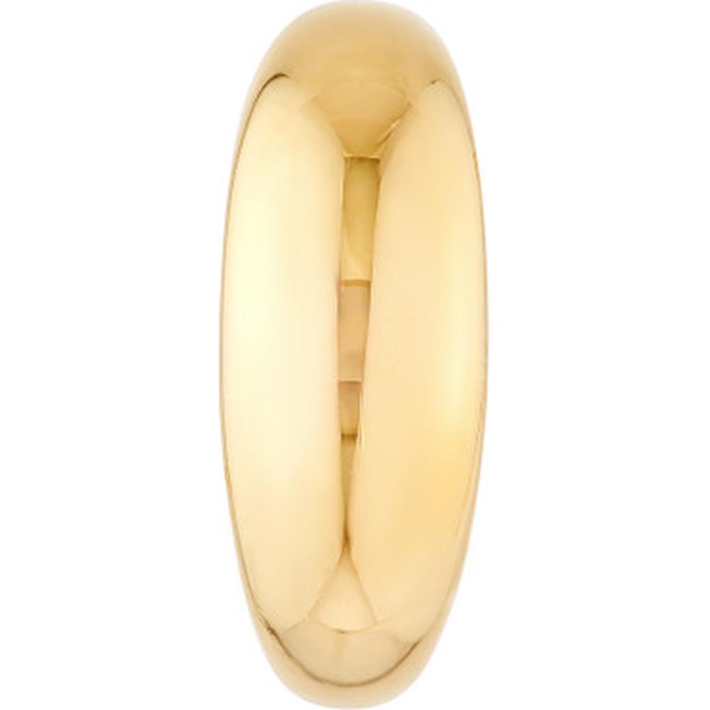 Olas d'Oro - 14K Yellow Gold Polished Open Hoop Earrings
