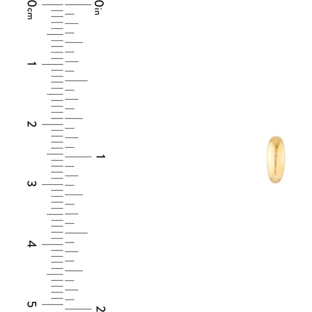 Olas d'Oro - 14K Yellow Gold Polished Open Hoop Earrings